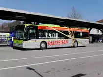 BLS Busland - VanHool Nr.51  BE  612515 in Burgdorf beim Bahnhof am 16.03.2014