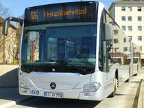 Neuer Mercedes Citaro III Euro 6  Verkehrsbetriebe Karlsruhe , Karlsruhe 20.03.2014