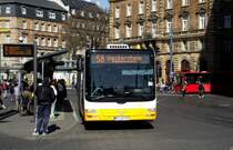 MVG MAN Lions City G 757 auf der 58 in Mainz am 20.03.14