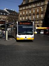 MVG Mercedes Benz Citaro C2 G 931 am 20.03.14 auf der 54 in Mainz 