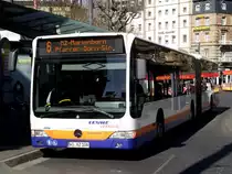 ESWE Verkehr Mercedes Benz Citaro C1 Facelift am 20.03.14 in Mainz auf der 6