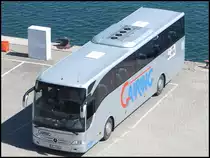 Mercedes Tourismo von Gairing aus Deutschland im Stadthafen Sassnitz am 15.05.2013