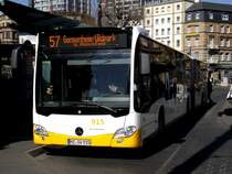 MVG Mercedes Benz Citaro C1 G 915 am 20.03.14 in Mainz auf der 57