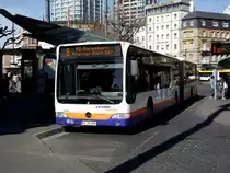 ESWE Verkehr Mercedes Benz Citaro C1 Facelift G 106 am 20.03.14 in Mainz auf der 6