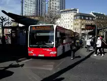 ESWE Verkehr Mercedes Benz Citaro C1 Facelift G 114 am 20.03.14 in Mainz auf der 6A