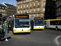 MVG Mercedes Benz Citaro C2  922 und 828 am 20.03.14 in Mainz 