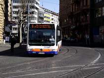 ESWE Verkehr Mercedes Benz Citaro C1 Facelift G 124 am 20.03.14 in Mainz auf der 6