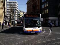 ESWE Verkehr Mercedes Benz Citaro C2 G Euro 6 (Wagen 134) am 20.03.14 in Mainz auf der 6A