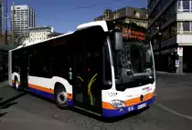 ESWE Verkehr Mercedes Benz Citaro C2 G (Euro 6) 135 am 20.03.14 in Mainz auf der 6A