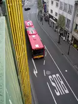 HSB Citaro am 26.03.14 in Hanau von einen Parkhaus aus fotografiert 