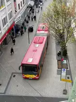 HSB Mercedes Benz Citaro C1 G am 26.03.14 in Hanau von einen Parkhaus aus fotografiert 