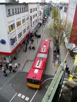 HSB Mercedes Benz Citaro C1 Facelift G am 26.03.14 in Hanau von einen Parkhaus aus fotografiert 