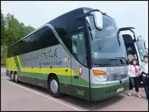 Setra 416 HDH vom Reisedienst B�lck aus Deutschland im Stadthafen Sassnitz am 18.05.2013