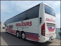 Volvo 9700 von Ideal Tours aus Deutschland im Stadthafen Sassnitz am 18.05.2013