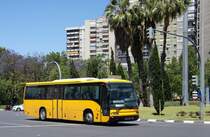 MetroBus Valencia: VOLVO / Noge befährt die Avinguda de Blasco Ibáñez. Aufgenommen im Mai 2013.