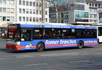 MAN NL 263 NLIII der SWB, BN-SW 4367 am Hbf Bonn - 20.03.2014