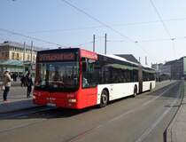 BSAG-Wagen 4750, MAN Lions City G A23 als 27 Huckelriede am Hauptbahnhof, 29.03.14 