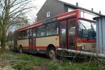 14.03.08,ausgemusterter MAN der WestEnergie und Verkehr GmbH Geilenkirchen,abgestellt in Bochum.