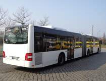 Heckansicht vom BSAG-Wagen 4579, MAN Lions City G A23 in Gröpelingen am 30.03.14