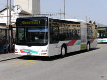 asm - MAN Lion`s City Nr.40  BE 26907 auf Dienstfahrt in Herzogenbuchsee am 30.03.2014