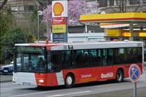 .  SI BW 1040  MAN Niederflur Bus in den Straen von Geisweid aufgenommen am 22.03.2014