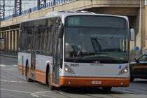 .  Van Hool von MIVB in Brssel aufgenommen nahe dem Bahnhof Brssel Midi.  06.04.2014