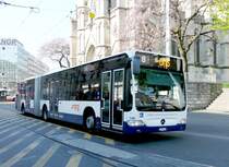 TG Genf - Mercedes Citaro Gelenkbus Nr.149 GE 960533 unterwegs auf der Linie 8 in Genf am 07.05.2008