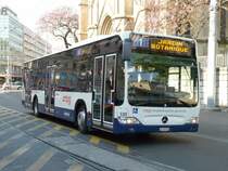 TG Genf - Mercedes Citaro Bus Nr.530 GE 960592 unterwegs auf der Linie 1 in Genf am 07.05.2008