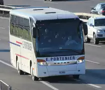 Setra 415 HD, Portenier Adelboden, près de Berne mars 2014