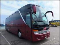 Setra 416 HDH von Car Rouge aus der Schweiz im Stadthafen Sassnitz am 28.05.2013