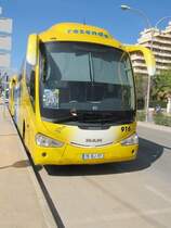 MAN Irizar am 12.04.2014 in Calpe/Spanien angereist aus Portugal anläßlich des  Calpe Festival Village 