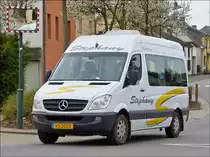 . VS 3022,  Mercedes Benz Kleinbus der Firma Stephany aufgenommen in der N�he von Wiltz am 03.04.2014.