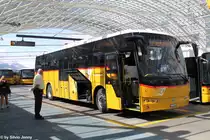 Postauto/Regie Bellinzona TI 237 648 (Temsa Safari RD12) am 19.4.2014 beim Bahnhof Chur. 