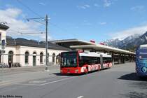 Stadtbus Chur Nr. 59 (Mercedes Citaro C2 O530G) am 19.4.2014 beim Bhf. Chur