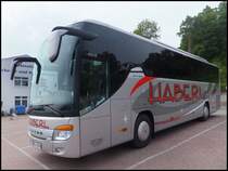 Setra 415 GT-HD von Haberl aus Deutschland im Stadthafen Sassnitz am 31.05.2013 