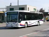 Regionalbus Lenzburg - Mercedes Citaro  Nr.451  AG  36902 vor dem Bahnhof Rupperswil am 20.04.2014
