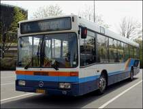 (B 0306) Dieser Mercedes O 405 N wird von der Stadt Luxemburg f�r den Sch�lertransport eingesetzt. Bild aufgenommen in Hollerich am 27.04.08. 