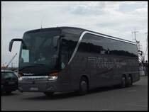 Setra 416 HDH von Klpfer aus Deutschland im Stadthafen Sassnitz am 01.06.2013