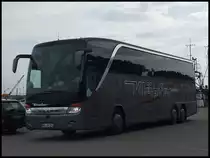 Setra 416 HDH von Kl�pfer aus Deutschland im Stadthafen Sassnitz am 01.06.2013