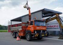 BSU: Tag der offenen Türe vom 26. APRIL 2014 in der BSU-Garage in Zuchwil. BSU-Volvo für den Abschleppdienst.
Foto: Walter Ruetsch 