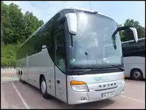 Setra 416 GT-HD von WF-Reisen aus Deutschland im Stadthafen Sassnitz am 01.06.2013