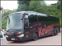 Scania Irizar von Kr�mer aus Deutschland im Stadthafen Sassnitz am 01.06.2013