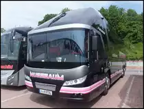 Neoplan Starliner von Nussbaum aus Deutschland im Stadthafen Sassnitz am 01.06.2013