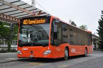 RBS, Worblaufen Nr. 8/BE 535'308 Merdedes am 29. April 2014 in Papiermühle.