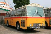 Saurer / Tüscher 3DUK-50  Lay , ehem.  PTT , 4. Europatreffen historischer Omnibusse, Speyer 26.04.2014