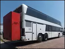Neoplan Skyliner von HS travel service aus Deutschland im Stadthafen Sassnitz am 08.06.2013