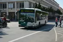 P-AV 904 auf der Linie 603 zur Höhenstraße. Aufgenommen am 30.04.2014 Potsdam Bassinplatz.
