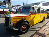 F.B.W., 60 Jahre alter Reisebus aus der Schweiz, Europatreffen historischer Busse in Sinsheim, April 2014