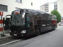 Mercedes benz Travego de l'équipe Trek Factory Team - Fribourg, Tour de Romandie 2014