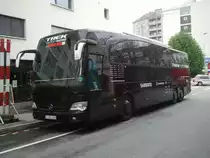 Mercedes benz Travego de l'équipe Trek Factory Team - Fribourg, Tour de Romandie 2014